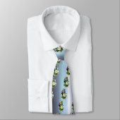 Golden Easter Cross - White Lilly Flowers - Blue Stropdas (Gebonden)