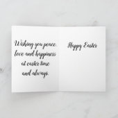 Golden Easter Egg Kaart (Binnen)