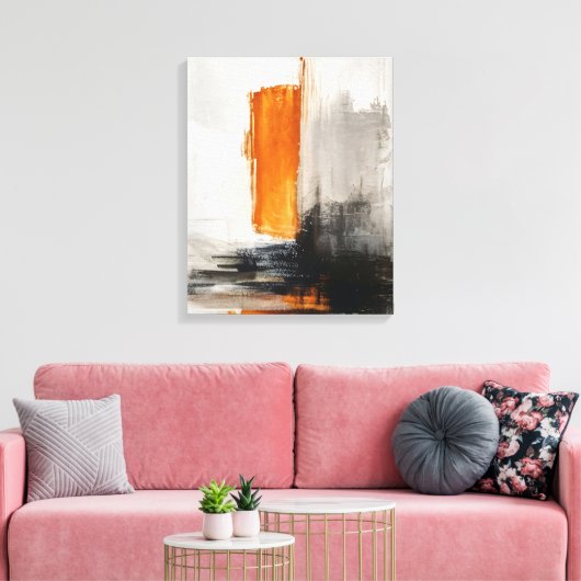 Golden Eclipse Canvas Afdruk (Insitu (Woonkamer))