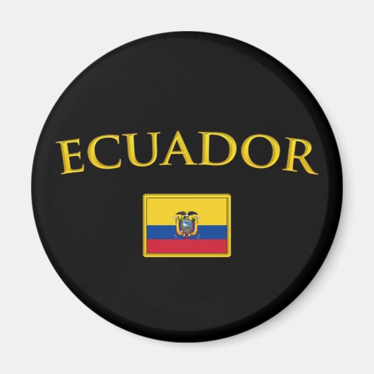 Golden Ecuador Magneet (Voorkant)