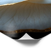 Golden-Edged Purity Crystal Heart Rose Poster (Hoek)