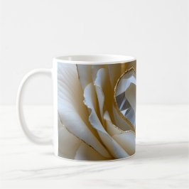 Golden-Edged Purity Crystal Rose Mug Koffiemok