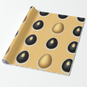 Golden Egg Wrapping Paper Cadeaupapier (Uitgerold)
