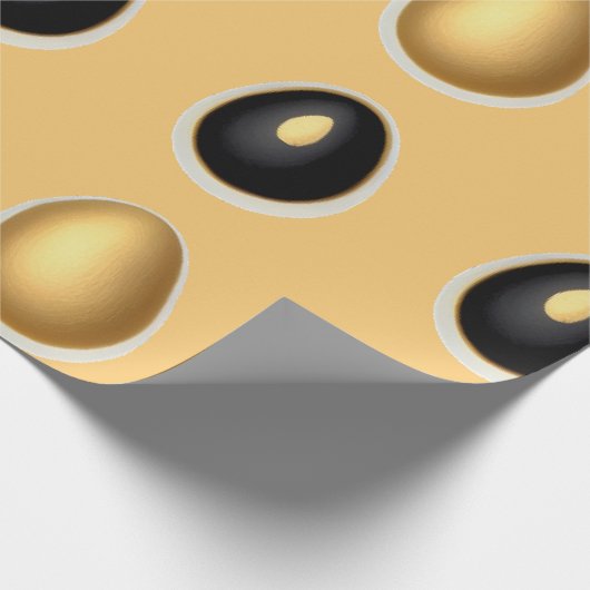 Golden Egg Wrapping Paper Cadeaupapier (Hoek)