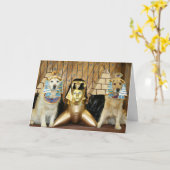 Golden Egyptian Birthday Kaart (Gele Bloem)