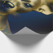 Golden Egyptian Chihuahua Guard Cadeaupapier (Hoek)