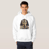 Golden Egyptian Mask Artwork Hoodie (Voorkant volledig)