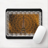 Golden Eiffel Tower Mousepad Muismat (Met muis)