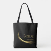 Golden Elegance-bruid- Tote Bag (Achterkant)