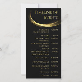 Golden Elegance-bruiloft programma-