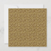 Golden Elegance bruiloft uitnodiging (Achterkant)