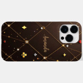 Golden Elegance Case-Mate iPhone Case (Achterkant (horizontaal))