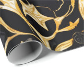 Golden Elegance Christmas Ball Wrap Cadeaupapier (Rol Hoek)
