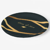 Golden Elegance Class Of Graduation Papieren Bordje (Gekanteld)