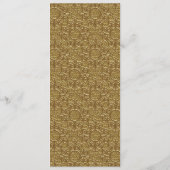 Golden Elegance Custom Wedding Menu (Achterkant)