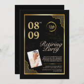 Golden Elegance: Het vieren van de jaren van succe Kaart (Voorkant / Achterkant)