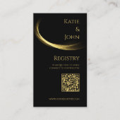 Golden Elegance- Huwelijksregister- Visitekaartje (Voorkant)