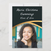 Golden Elegance Klasse van Foto Afstuderen 4 Kaart (Voorkant)