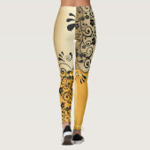 Golden elegance leggings (Achterkant)