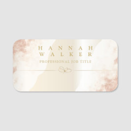 Golden elegance naamplaatje