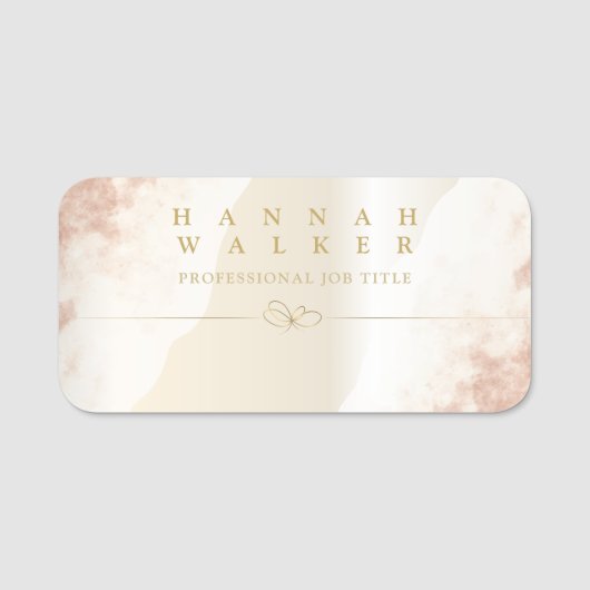 Golden elegance naamplaatje (Voorkant)