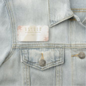 Golden elegance naamplaatje (In situ)