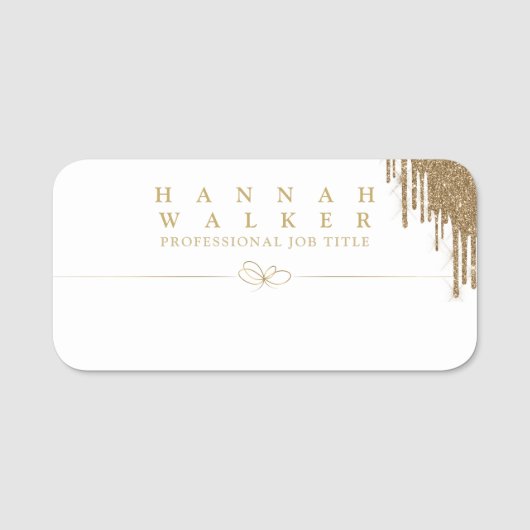 Golden elegance naamplaatje (Voorkant)