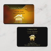 Golden Elegance Real Estate Visitekaartje (Voorkant / Achterkant)