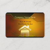 Golden Elegance Real Estate Visitekaartje (Voorkant)