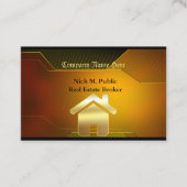 Golden Elegance Real Estate Visitekaartje (Voorkant)