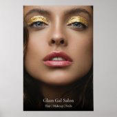 Golden Elegance Salon Poster (Voorkant)