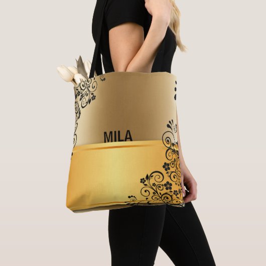 Golden elegance tote bag (Dichtbij)