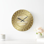 Golden elegance verjaardag van de grote liefdesklo grote klok (Huis)