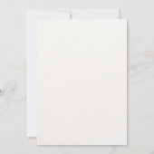 Golden Elegance Wedding Invitation Kaart (Achterkant)