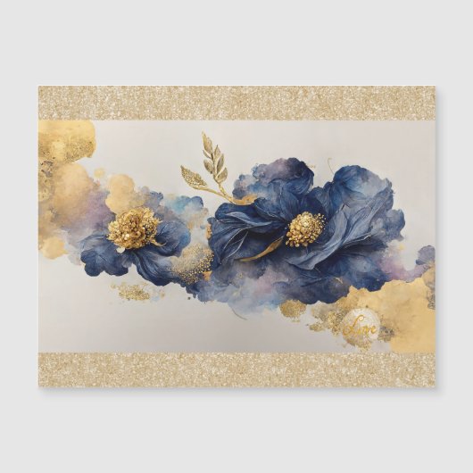 Golden Elegant Flower (Voorkant)