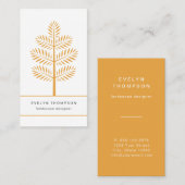 Golden Elegant Landscaping Botanische Boom Visitekaartje (Voorkant / Achterkant)