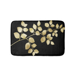 Golden elegant modern badmat