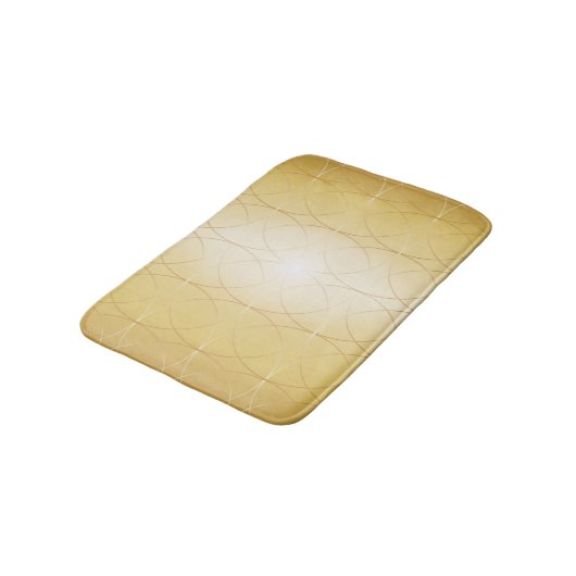 Golden elegant modern badmat (Gekanteld)