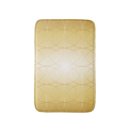 Golden elegant modern badmat (Voorkant Verticaal)