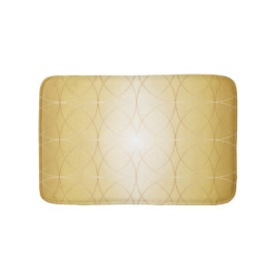 Golden elegant modern badmat