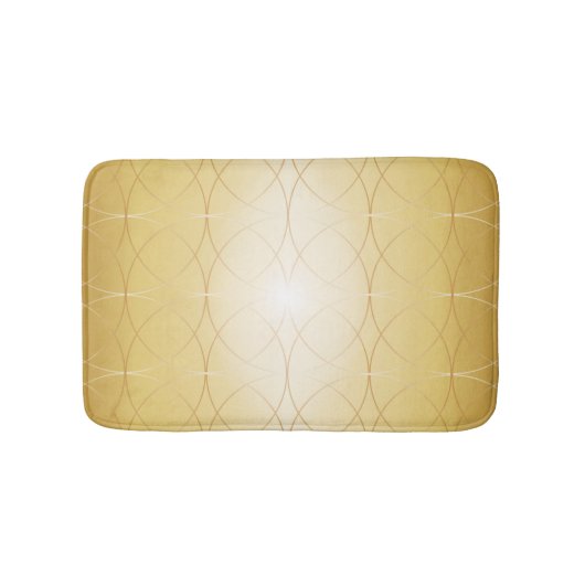 Golden elegant modern badmat (Voorkant)