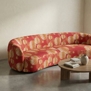 Golden Elegant Splendid Oriental Ornamenten Patroo Stof