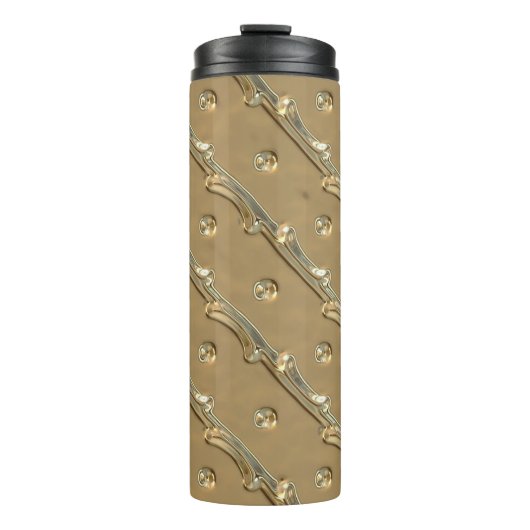 Golden elegant thermosbeker (Voorkant)
