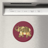 Golden Elephant Magnet (Insitu (Vaatwasser))