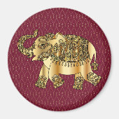 Golden Elephant Magnet (Voorkant)