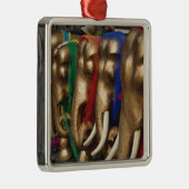 Golden Elephants Metalen Ornament (Rechts)