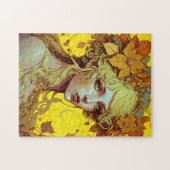 Golden Elf Fairy Fae Fantasy Art Legpuzzel (Horizontaal)