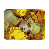 Golden Elf Fairy Fae Fantasy Art Magneet (Horizontaal)