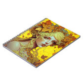 Golden Elf Fairy Fae Fantasy Art Notitieboek (Linkerzijde)