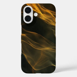 Golden Ember Veil iPhone 16 Hoesje